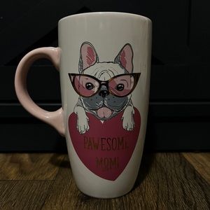 Sheffield Home Pawesome Mom Boston Terrier Tall Coffee Tea Mug Cup Pink Gold